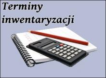 terminy inwentaryzacji